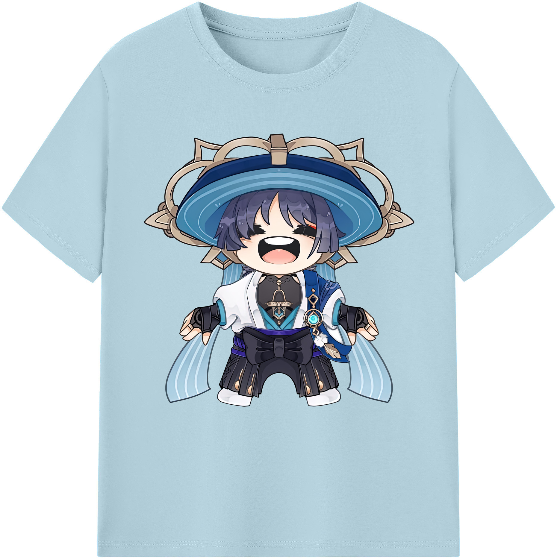 げんし神 さんペい genshin Sanpei 綿100％半袖Tシャツ（フロントプリント）